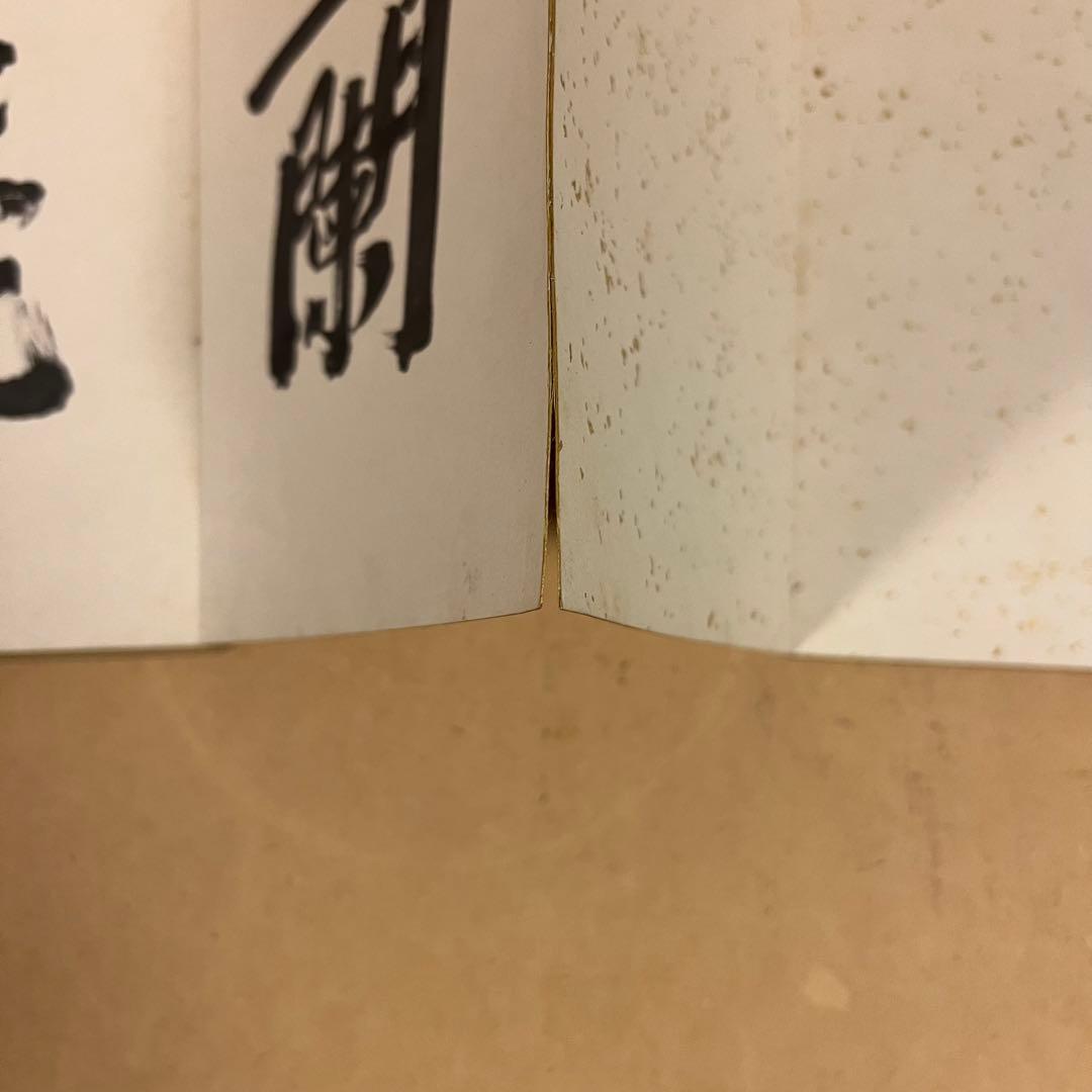希少 時代物 画帖 山水 鳥 老人 水墨画 絵画 書 書道