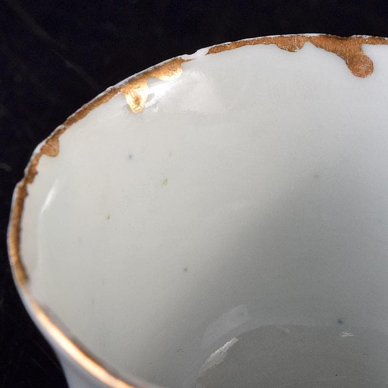 中国 青花山水文 粉彩花文など 盃 12客まとめて M R8128