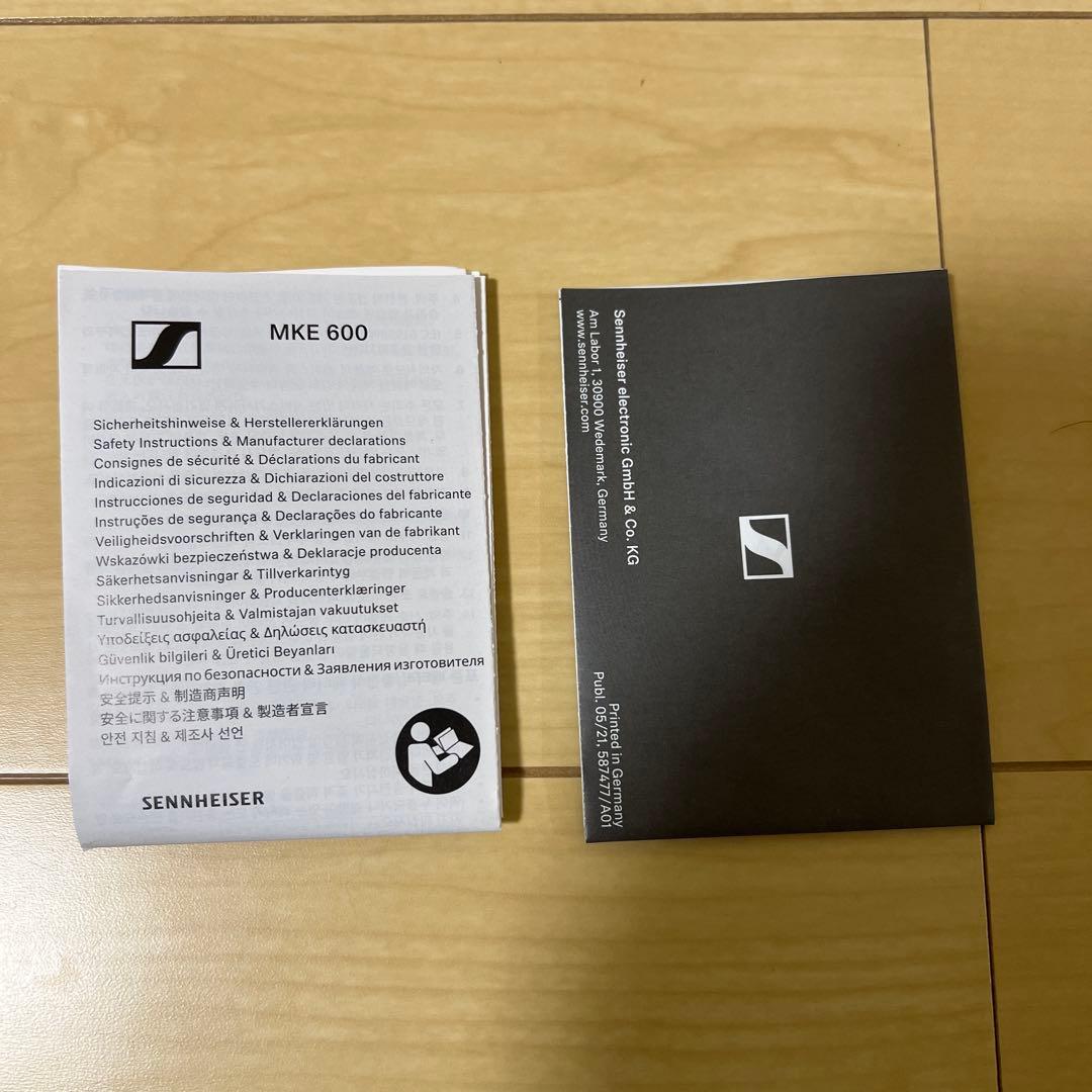 Sennheiser MKE 600 ショットガンマイク