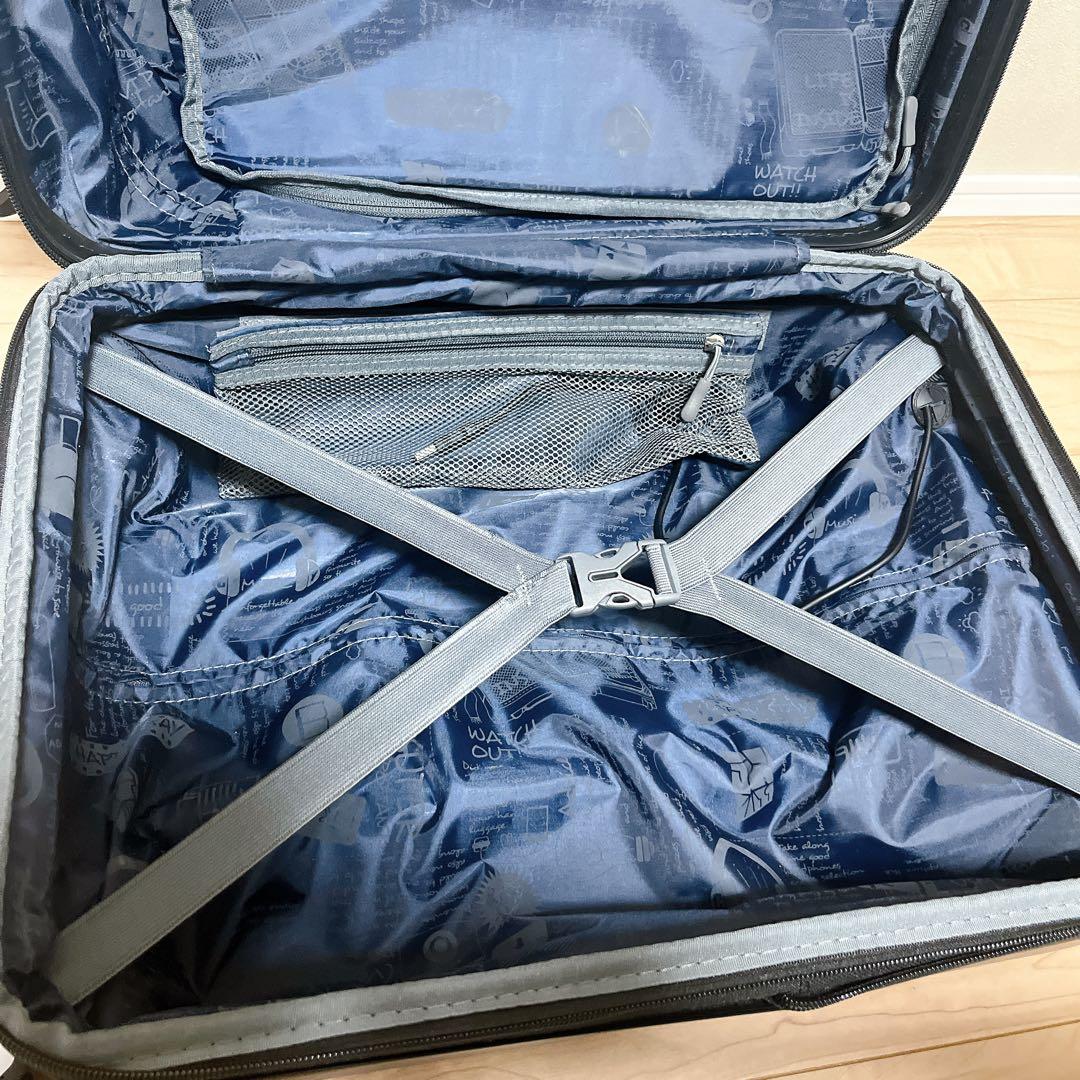 静音】FREQUENTER Malie キャリーケース 34L グレー