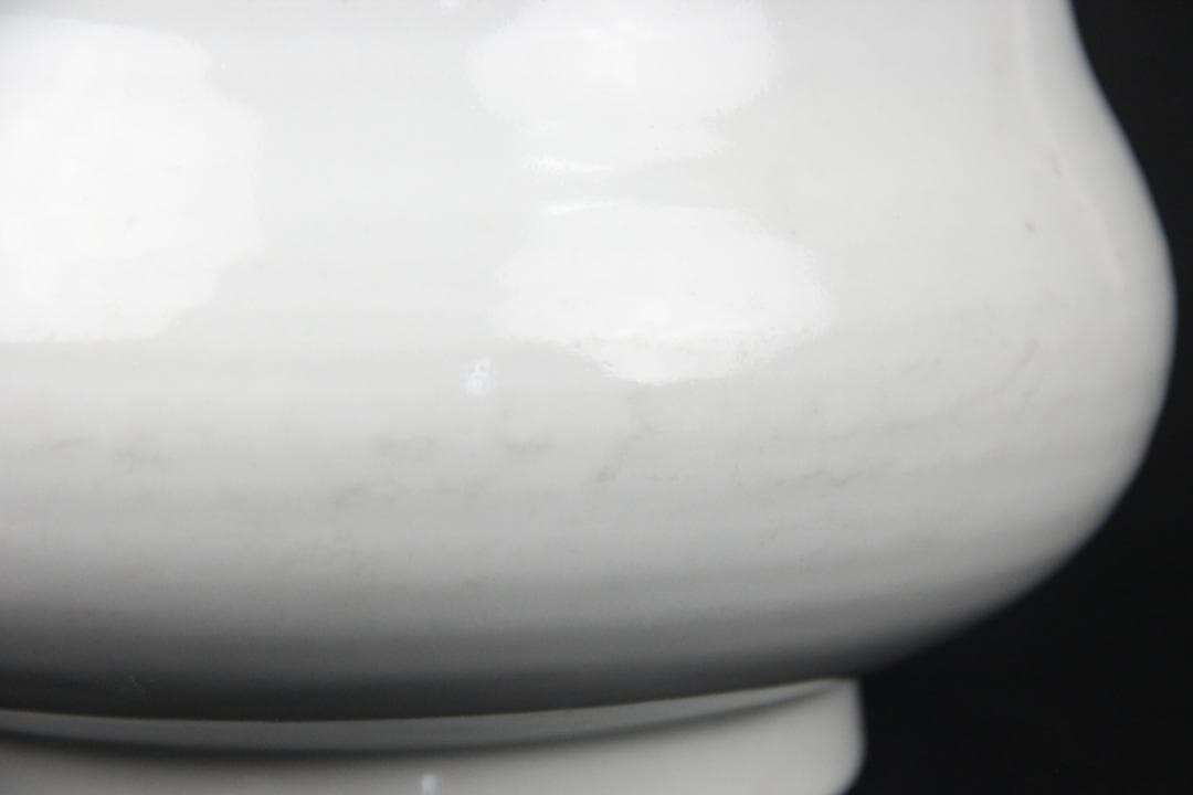 時代物 唐物 白磁 水指 蓋付 李朝白磁 NX23-7 白磁徳利/李