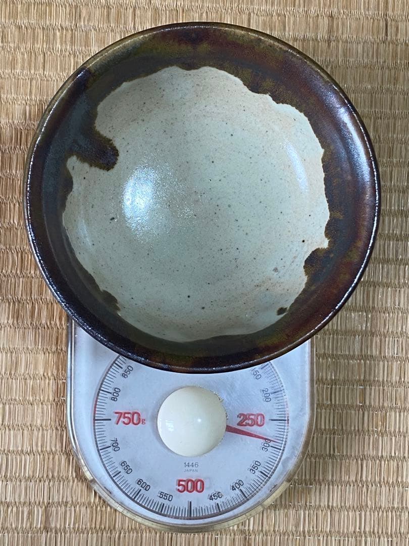 ♢民藝 ぐい呑み 益子焼 流し掛け 酒器 昭和時代初期 作品 古