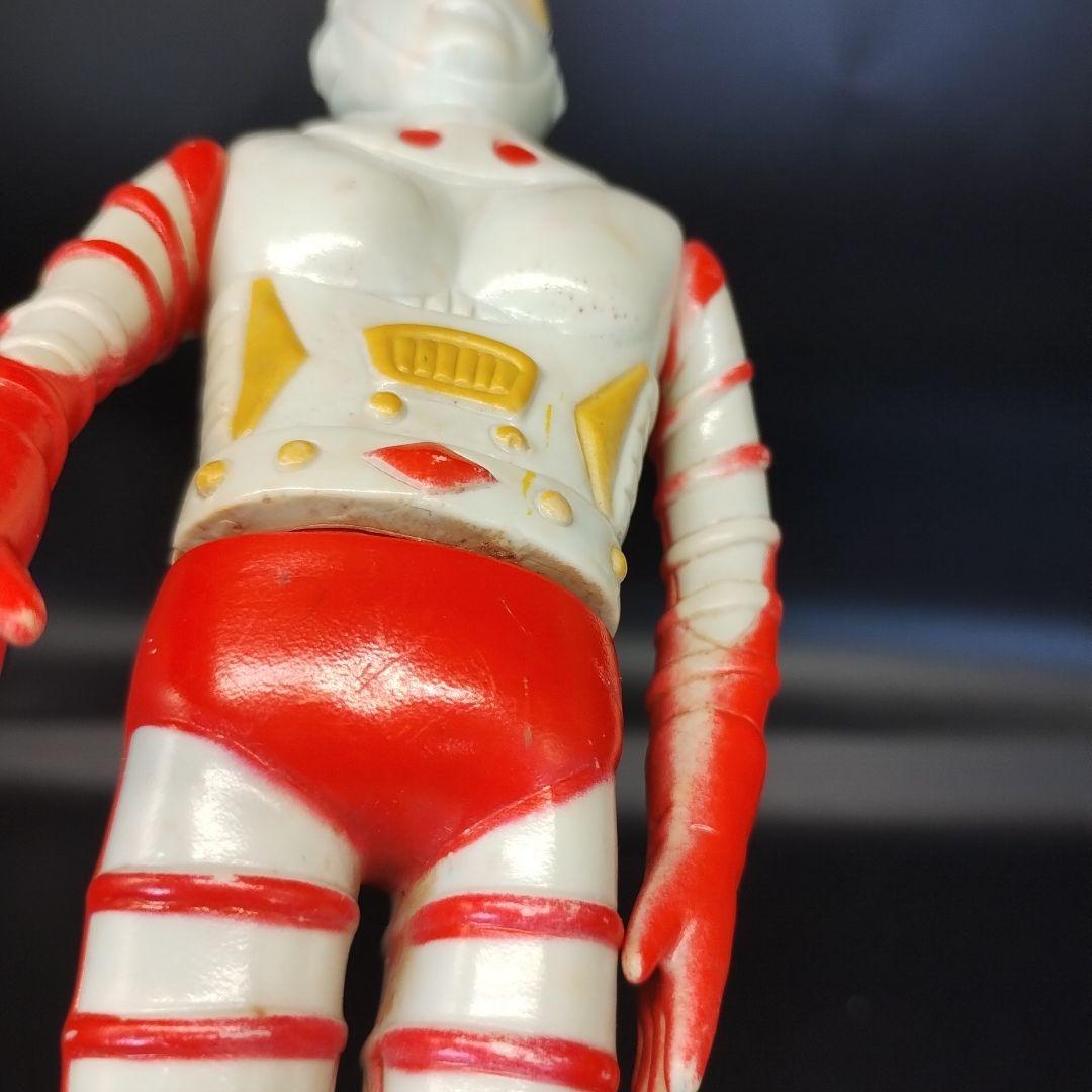 万創 ジャンボーグエース 当時物 美品 昭和レトロソフビ 希少 約20cm