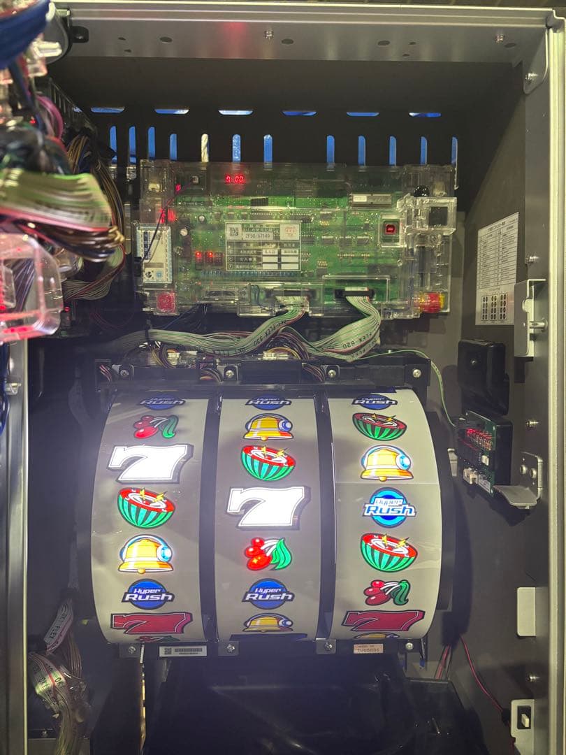 パチスロ実機【ハイパーラッシュ】コイン不要機 無段階ボリューム 送料