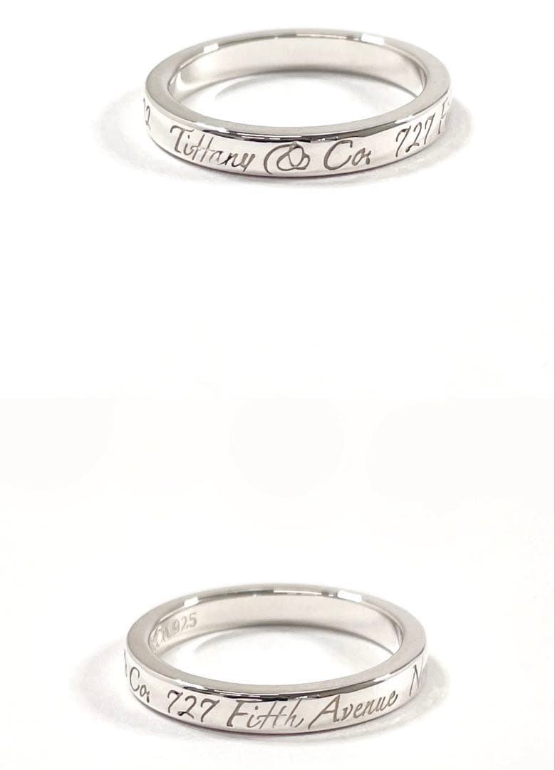 ひ*り様 Tiffany & Co. シルバー925 リング/ノーツ　ナローリン