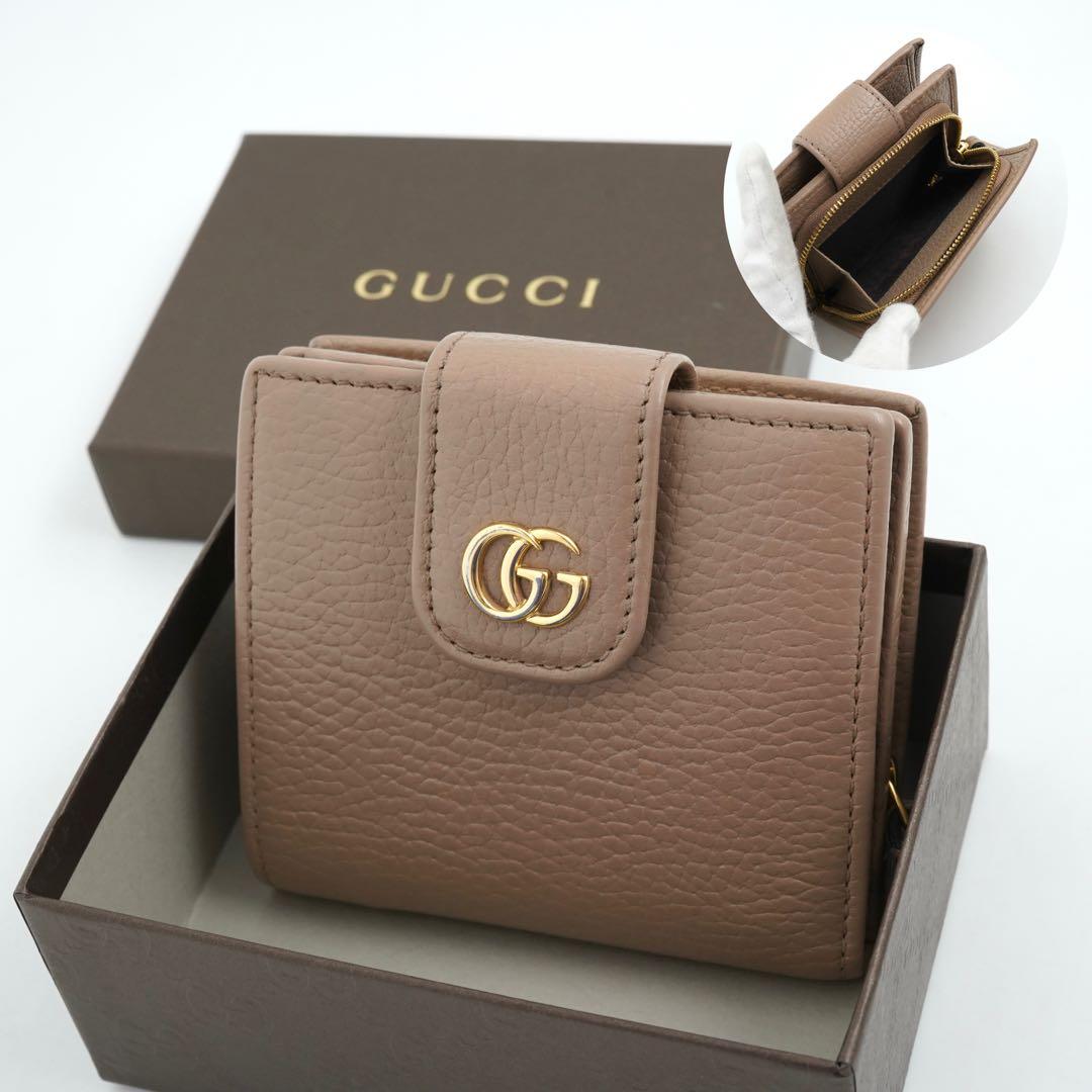 ✨極上美品・箱付✨　GUCCI グッチ　スモールウォレット　マーモント　ダブルG