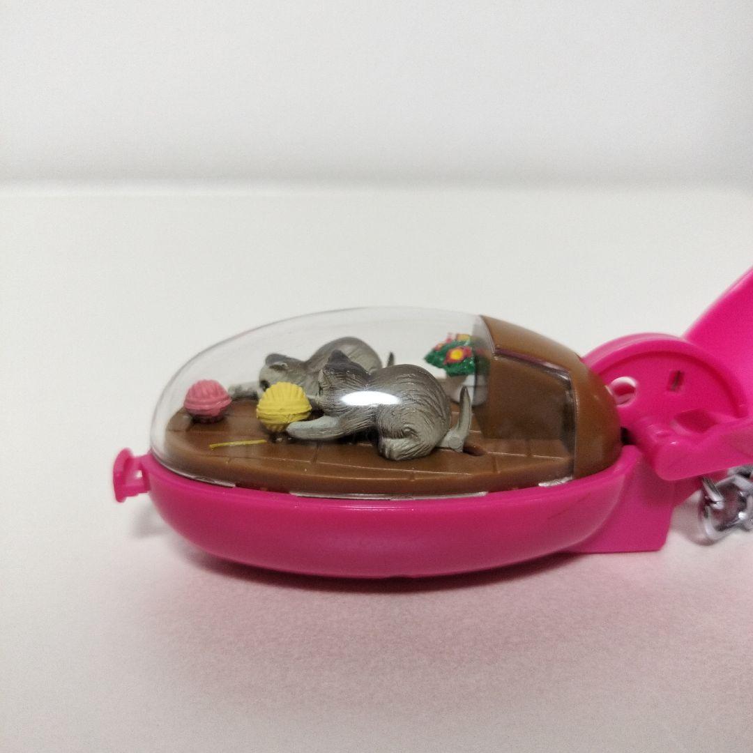 ねこ キーホルダー ゼンマイ レトロ ポケットクリッター タカラ - メルカリ