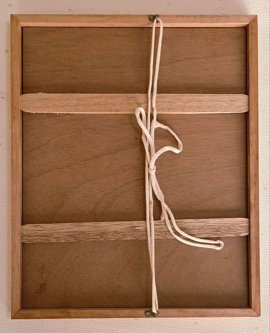 小川龍彦、水彩画年の暮れ（思い出の故郷静岡シリーズ)昭和52年10月1977描く