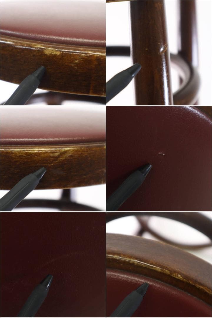 まとめ2の1秋田木工 IDC大塚 No.209 カウンターチェア PVCレッド