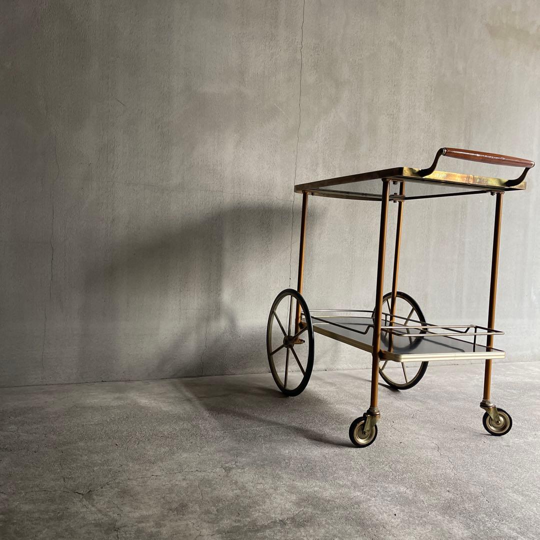 英国 PILKINGTON キッチンカート ティートロリー オールドヴィンテージ