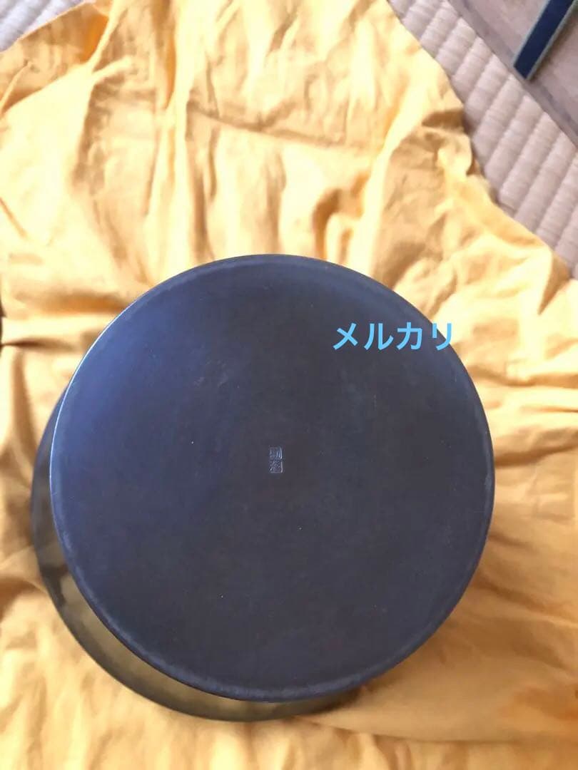 末広水指 南鐐摘 即中斎好 般若勘渓 氏作 共箱入