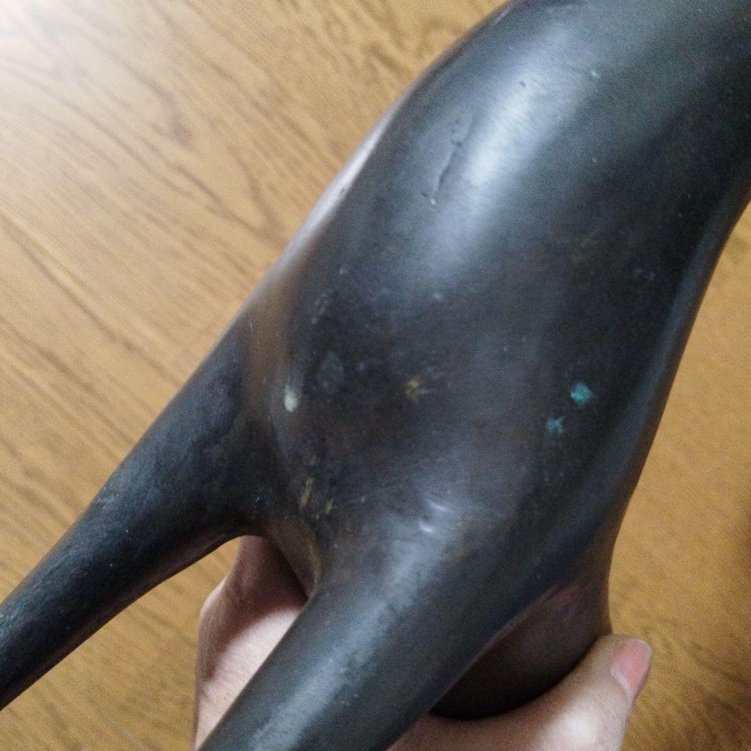 ヤカン様専用】アンティーク 鹿の形状の金属製キャンドルスタンド