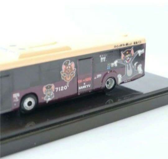 トムとジェリー×阪急電車「ラッピングバス1/80ディスプレイモデル （伊丹）」