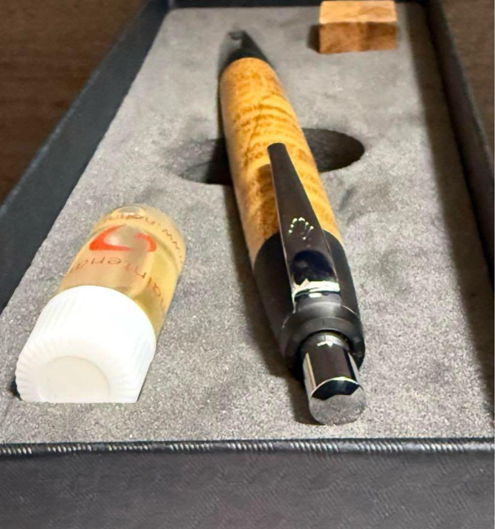 野原工芸 スタンダードボールペン カーリーチーク杢