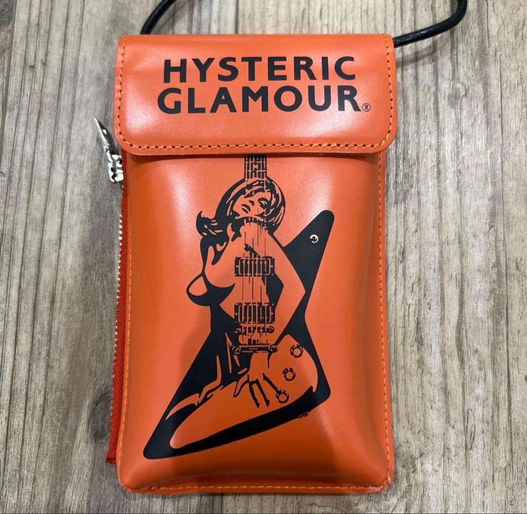 HYSTERIC GLAMOUR オレンジショルダーバッグ