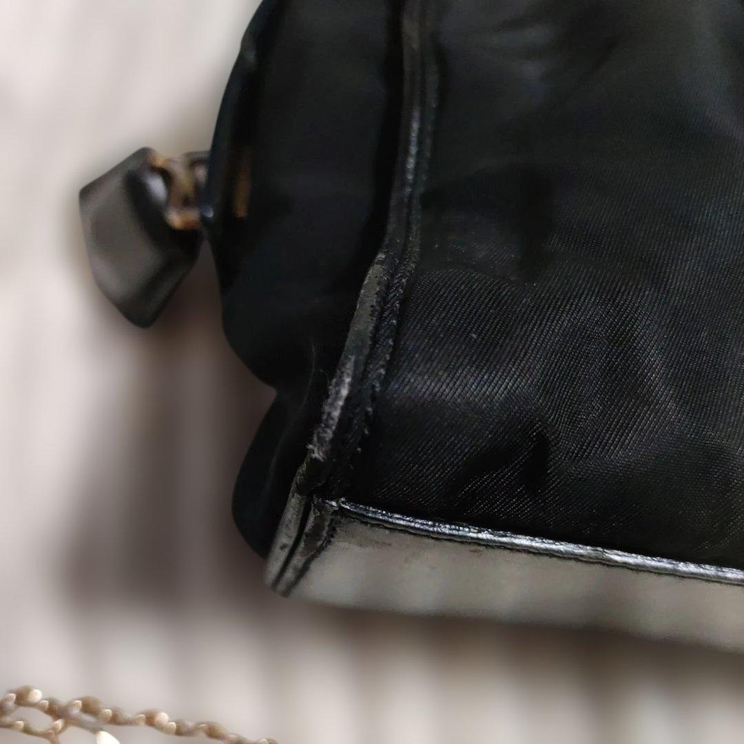 PRADA 　TESSUTO CITY NERO ボストンバッグ南京錠付