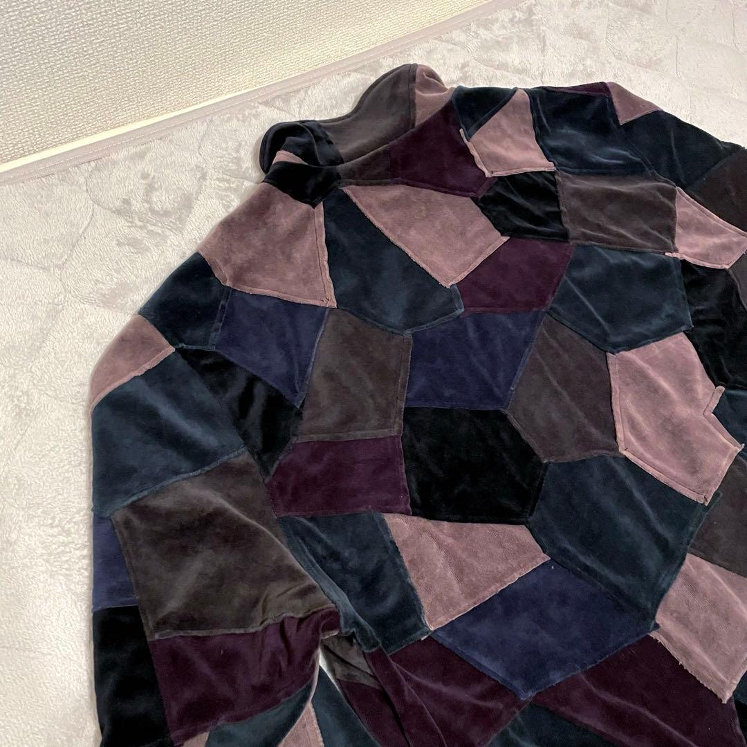 ジャケット・アウター Supreme Patchwork Velour Track Jacket