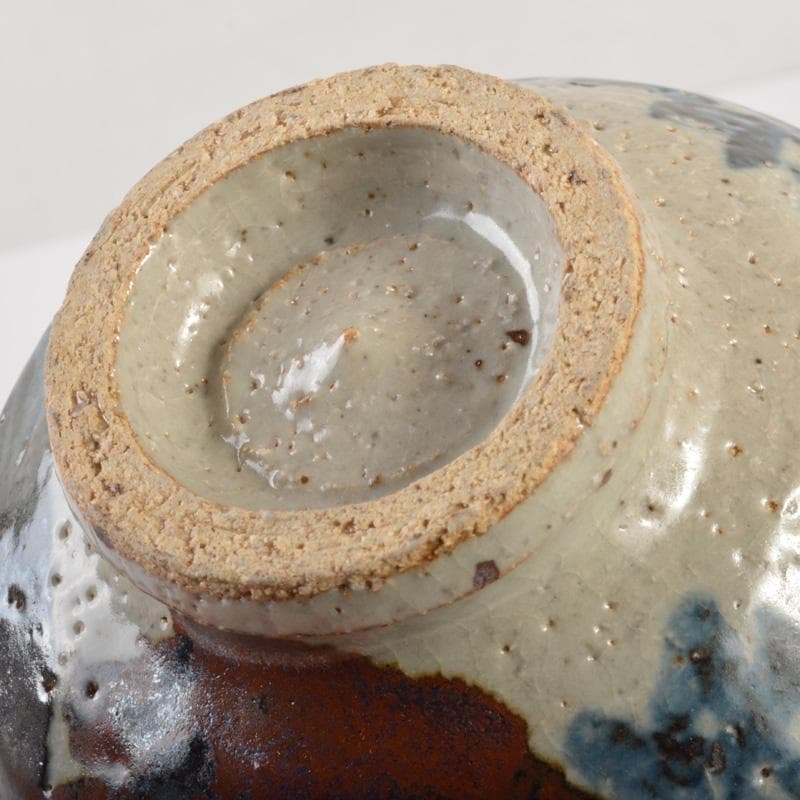 茶道具 染付 微風吹幽松 近聴声愈好 茶碗 清水公照