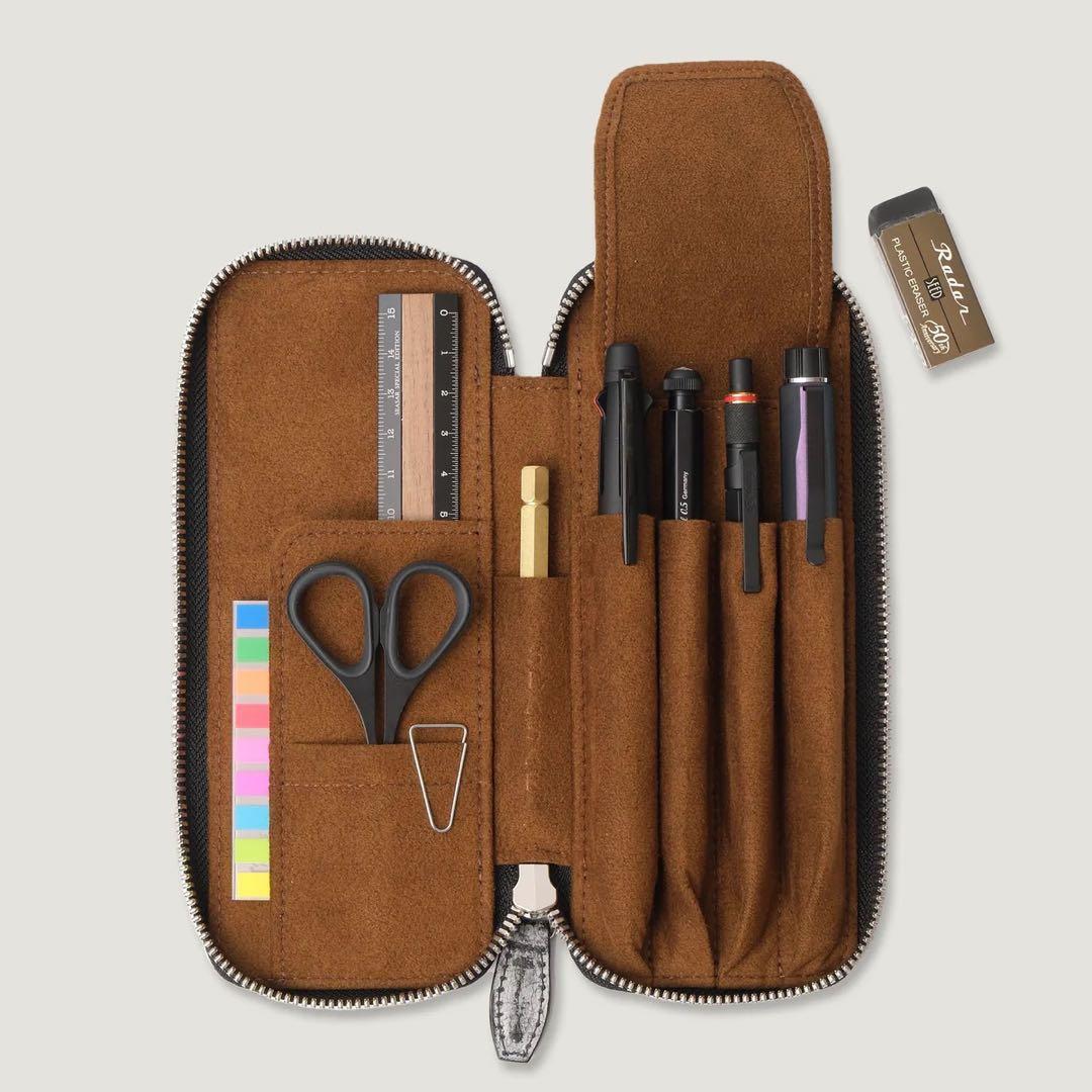 seasar しーさー ペンケース Duct マルゴーフォグ ネロ ブラック