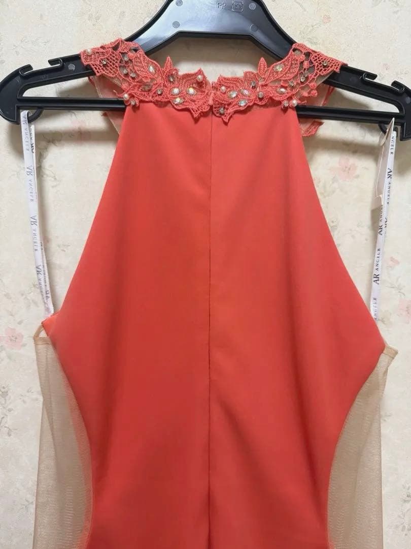 AngelR エンジェルアール オレンジドレス Mサイズ キャバドレス