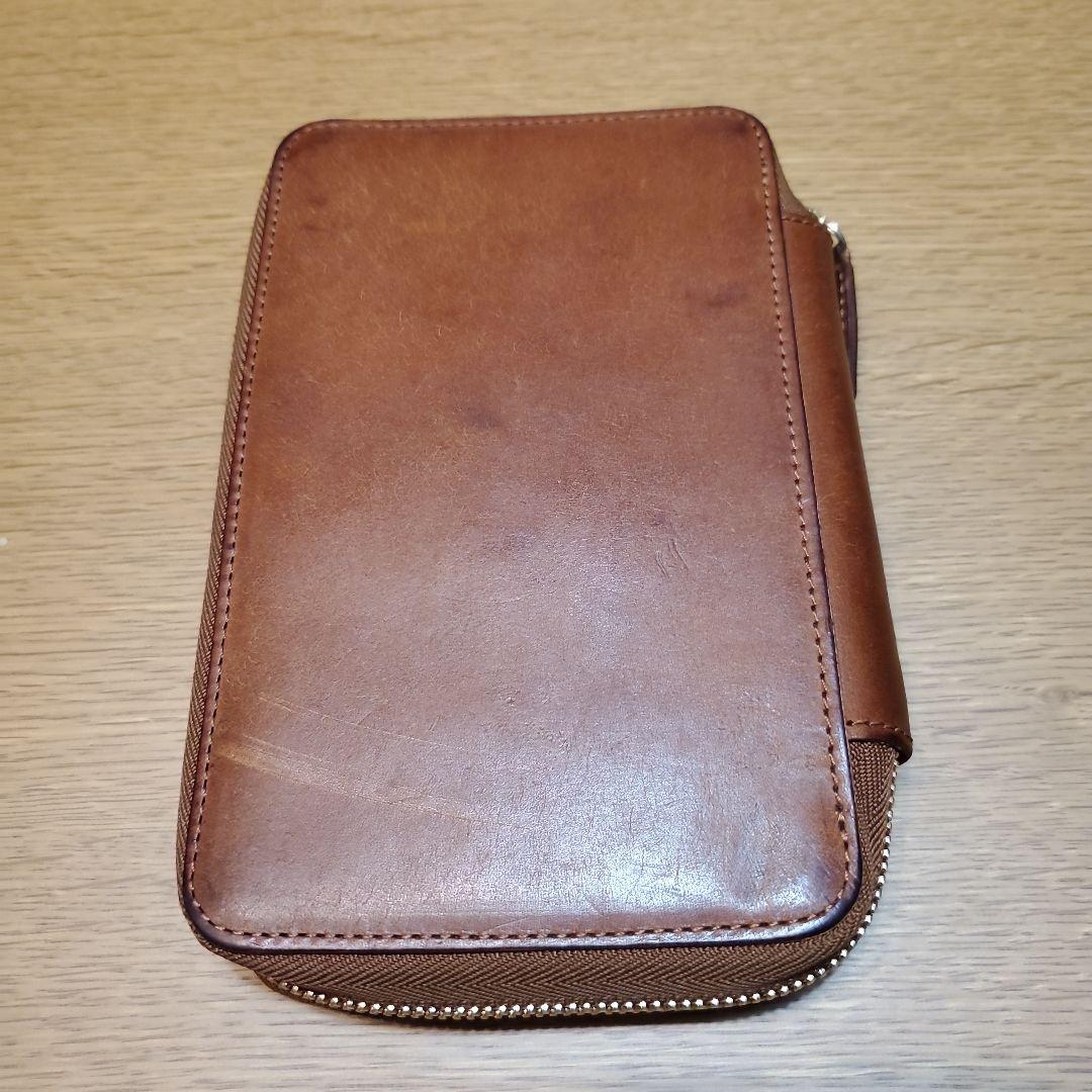 しーさーコラボペンケース SY-06 プエブロ ブラウン レザー 筆箱 箱