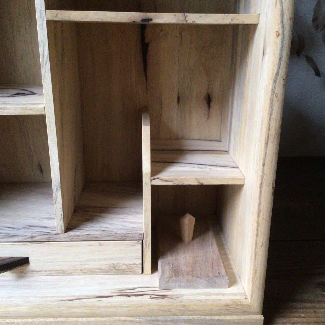 No3724 黒柿無垢 茶箱 高さ38.5cm 茶道具 器局 茶箪笥 送料無料 - メルカリ