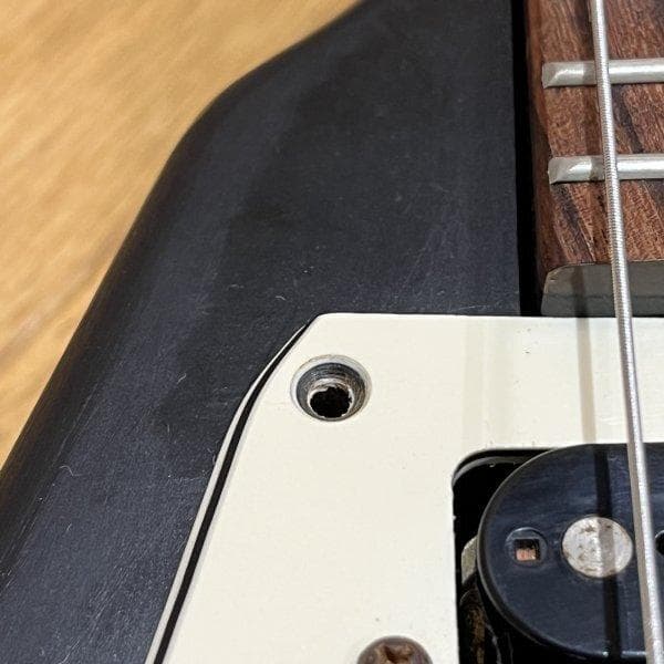 t*i様 フライング V タイプ FV メーカー不明 再塗装 マッドブラック 入