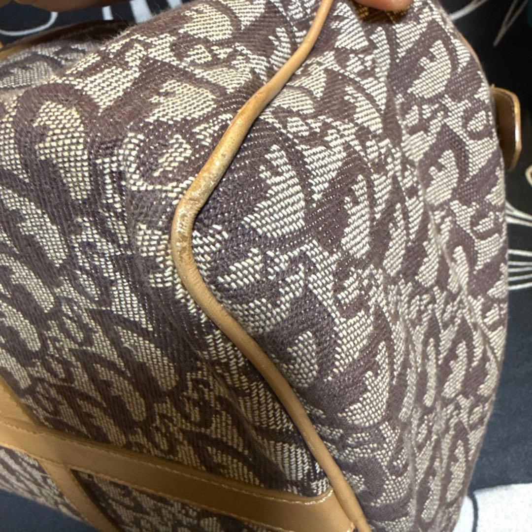 Dior ブラウンキャンバスハンドバッグ 中型