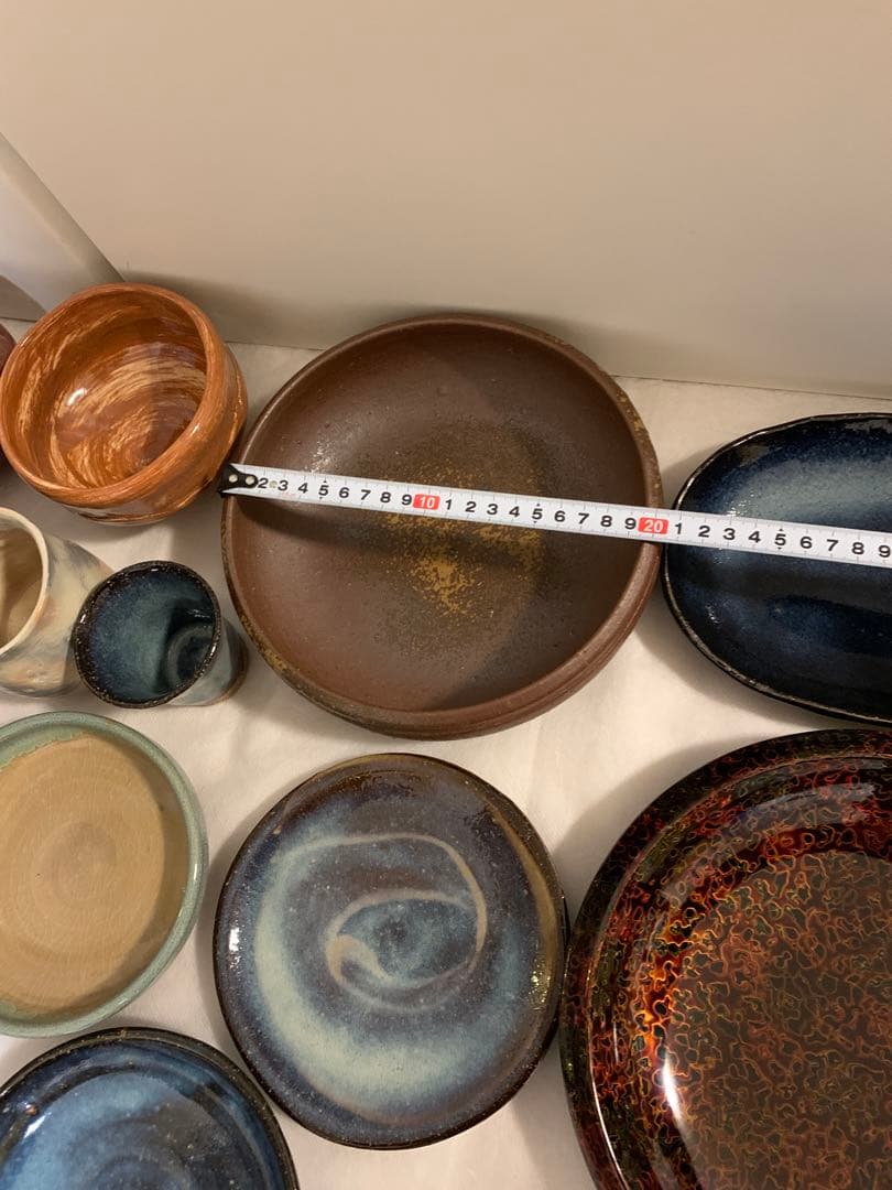 備前焼の丸皿B 備前焼