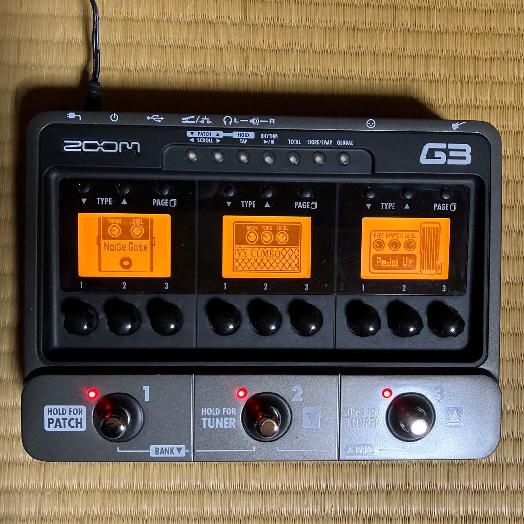 ZOOM G3 ギターマルチエフェクター➕ACアダプター