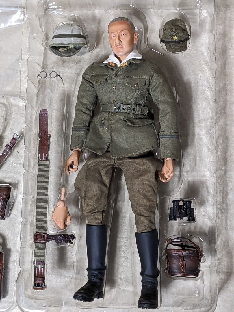 日本軍　陸軍　将校 軍服　ミリタリーフィギュア　中川三郎 中古　パーツ有り