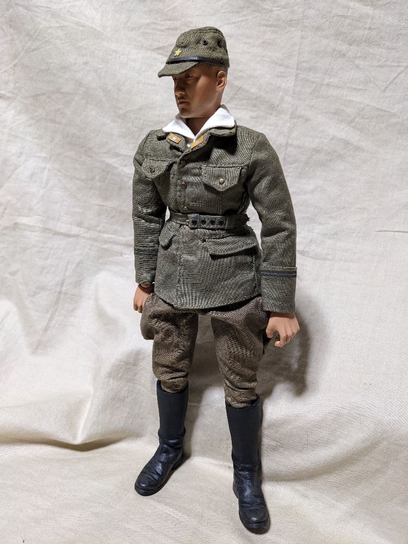 日本軍　陸軍　将校 軍服　ミリタリーフィギュア　中川三郎 中古　パーツ有り