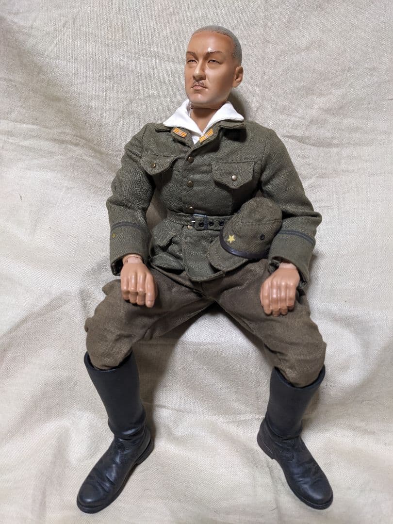 日本軍　陸軍　将校 軍服　ミリタリーフィギュア　中川三郎 中古　パーツ有り