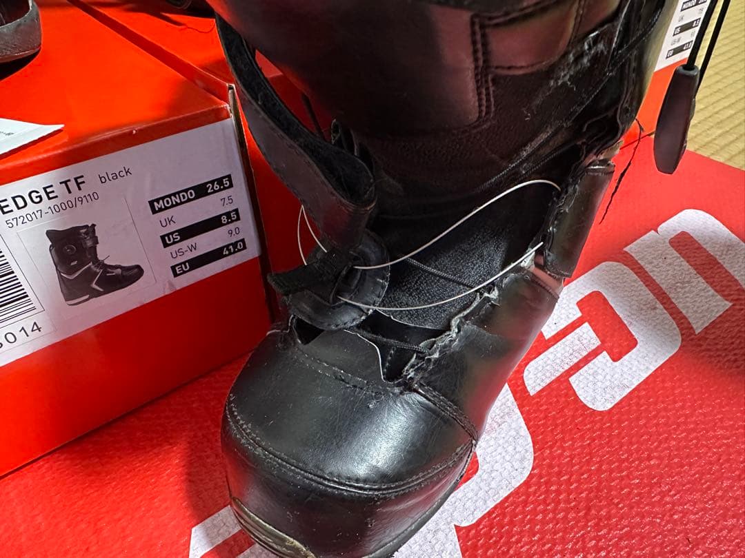 EDGE スノーボードブーツ ブラック 26.5センチ　②