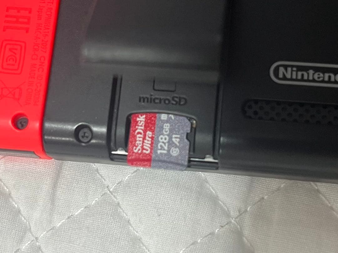 Nintendo Switch 本体 青/赤 SDカード・ケース付き