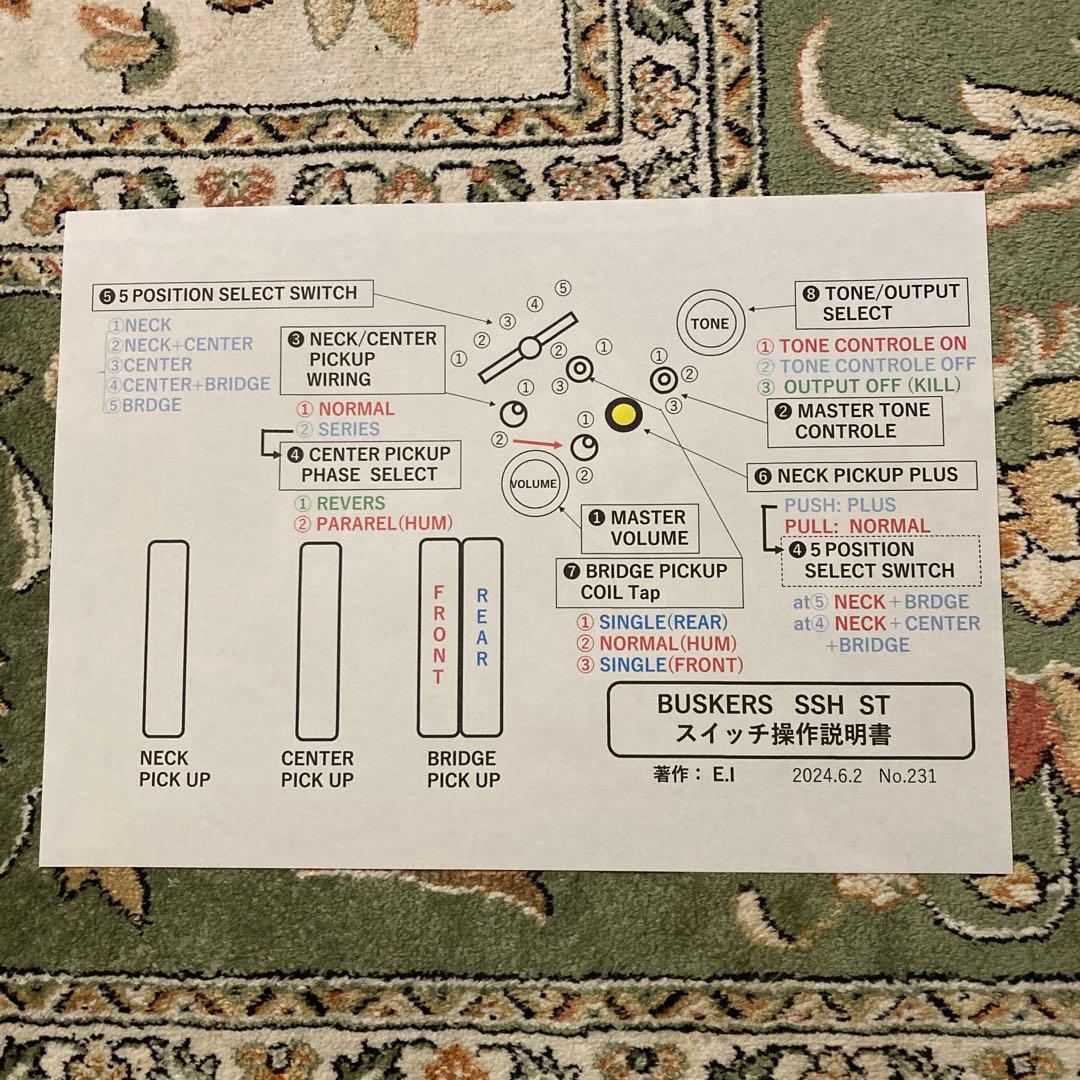 ☆依頼値下　☆美品　新機能満載で多彩な音色　希少な一本　Buskers ST
