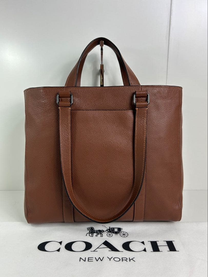 ✅【極美品】定価10万　メンテ済み　コーチ　トートバッグ　COACH ビジネス