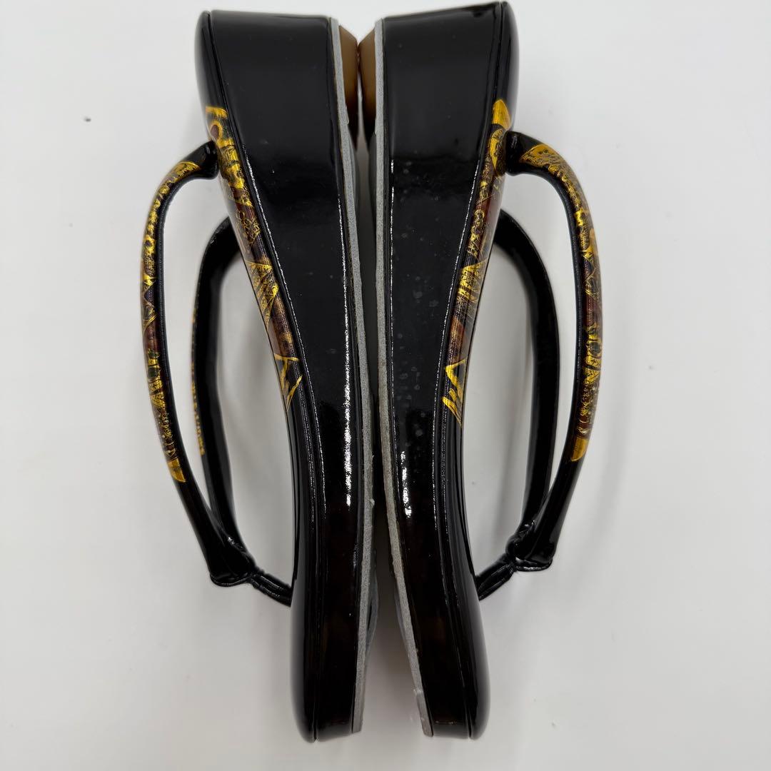 【未使用品】キンワシ　草履　バッグ　セット　真鍮22.5cm相当【35】