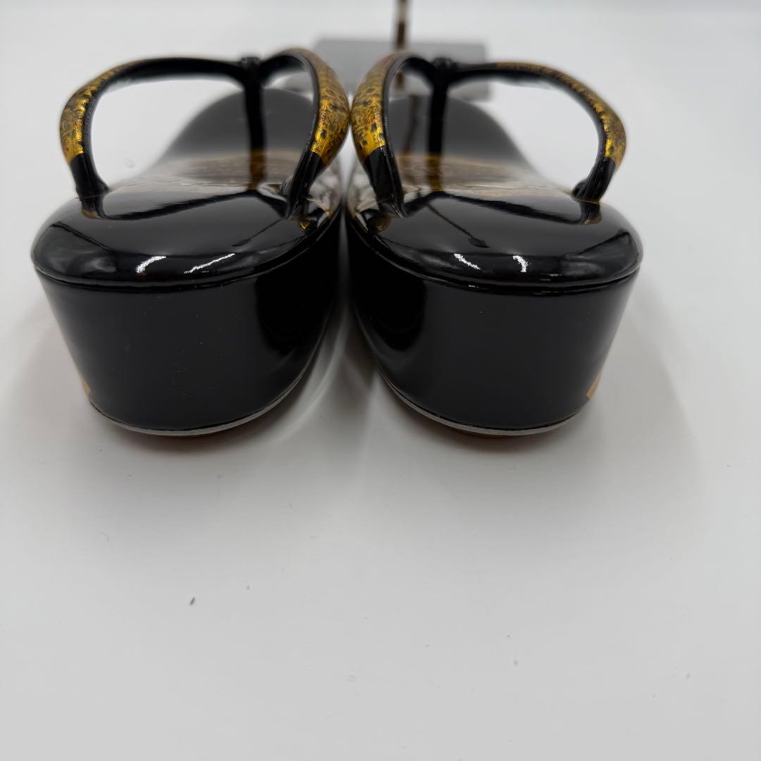 【未使用品】キンワシ　草履　バッグ　セット　真鍮22.5cm相当【35】