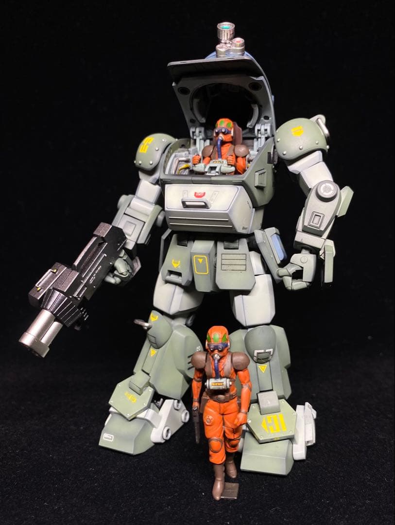 【プラモデル完成品】　HG スコープドッグ＋拡張パーツセット1.2