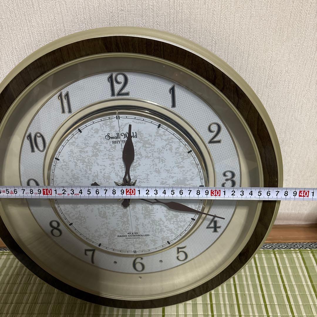 リズム スモールワールド 掛け時計 パルタージュ 4MN470RA からくり時計