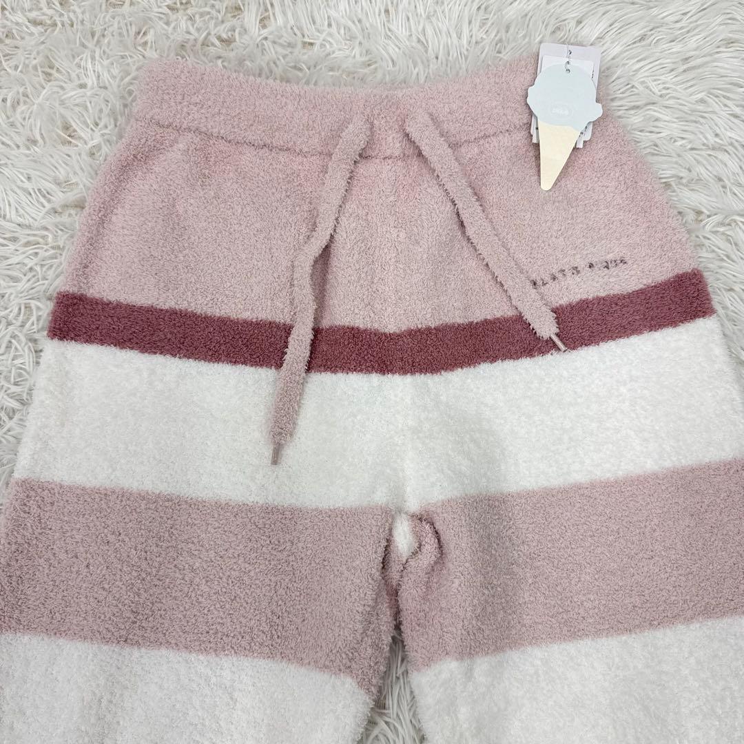 【新品タグ付き】gelato pique セットアップ　ボーダー　ピンク