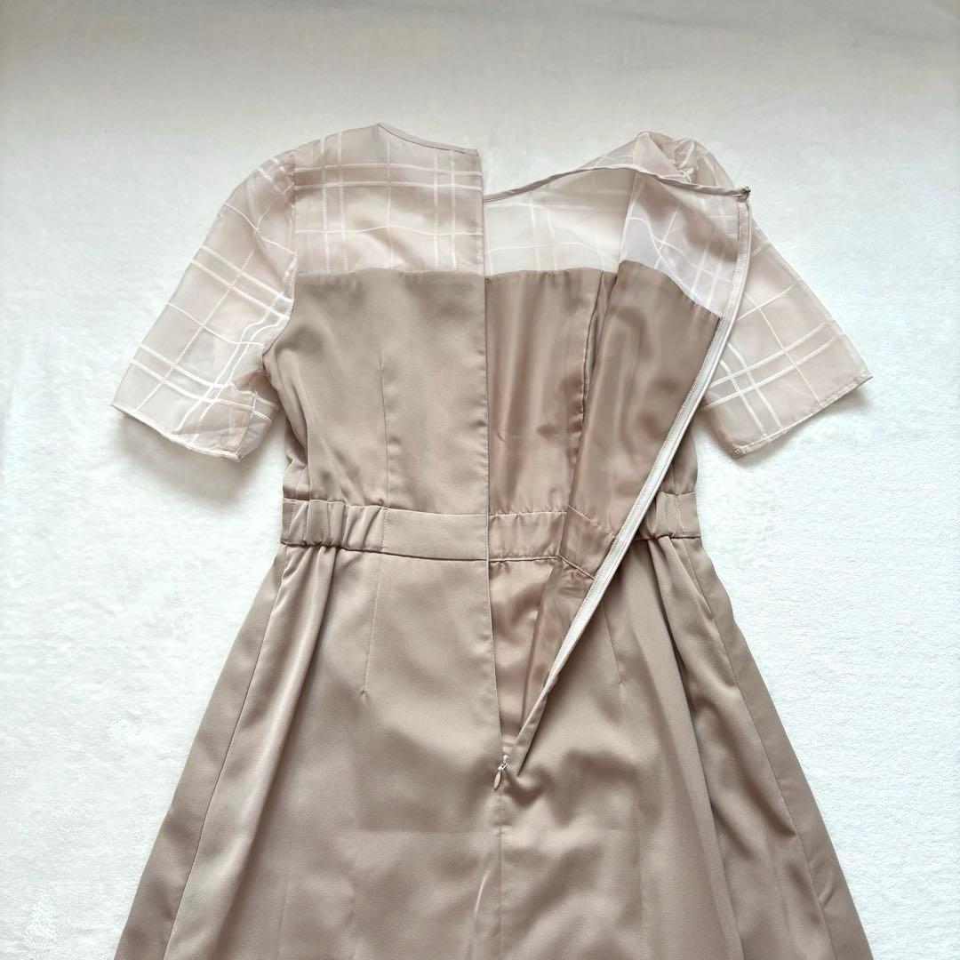 My shawtyドレス　パーティー　フォーマル　チェック　ペンシル　結婚式