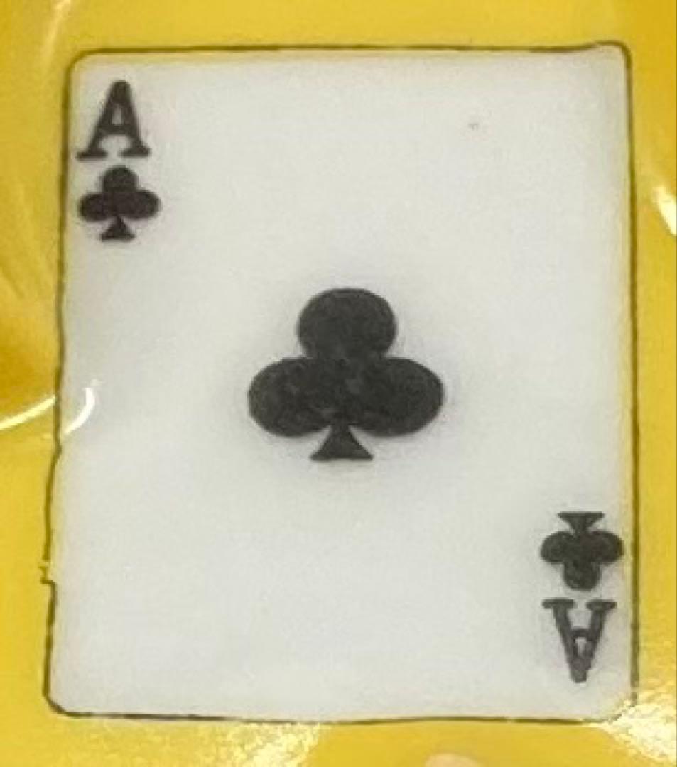 B425s「トランプ図変り皿 3枚」オールドノリタケ クラブ スペード