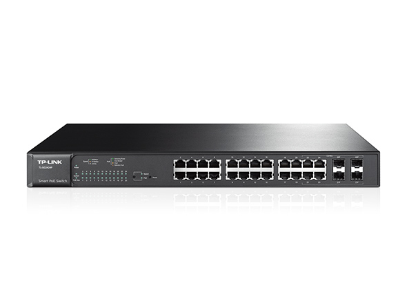 TL-SG2424P | 24-Port Gigabit Smart PoE+ Switch with 4 Combo SFP