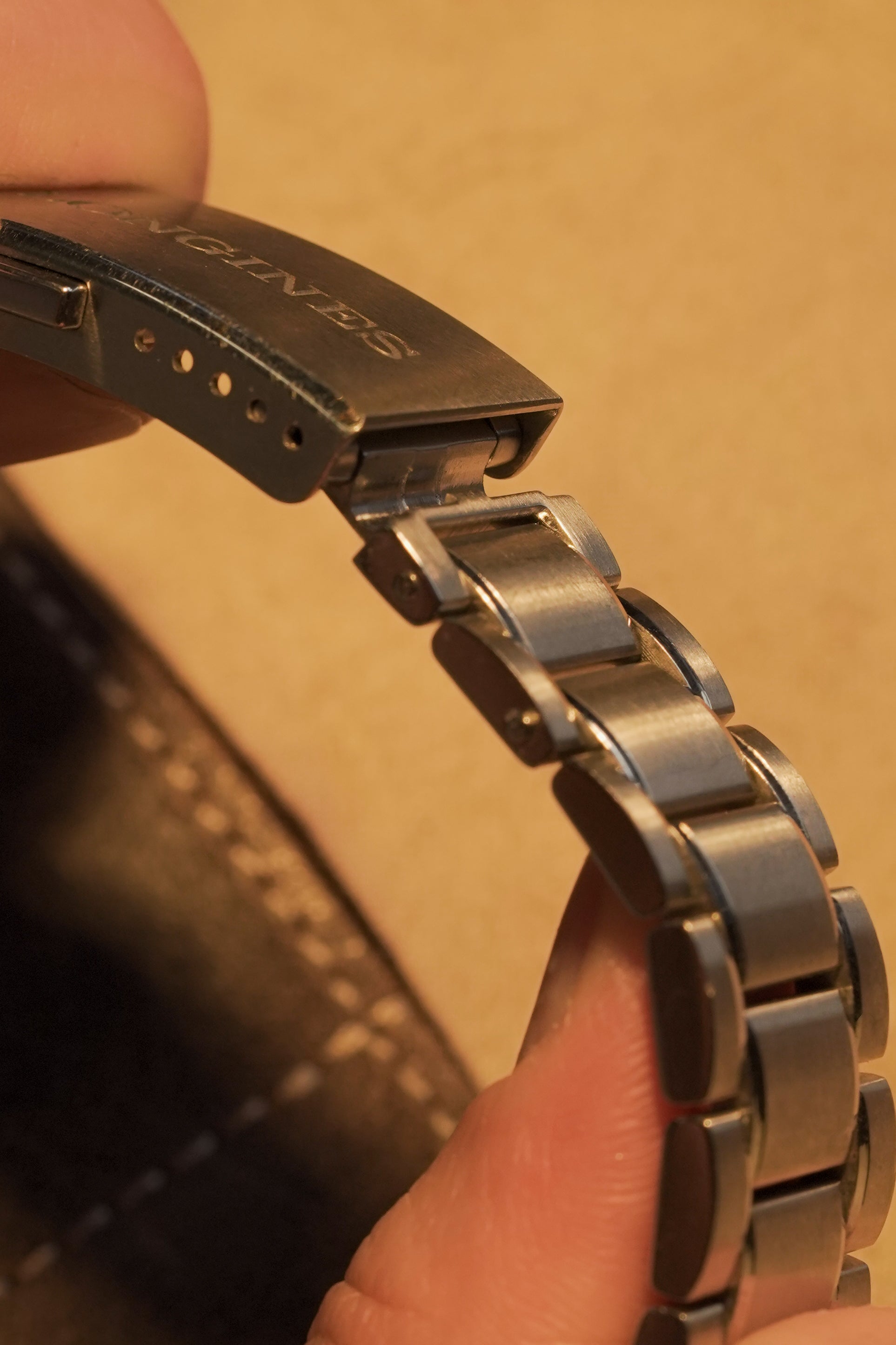 On The Fly' Micro-Adjust Link for Longines Spirit Zulu Time