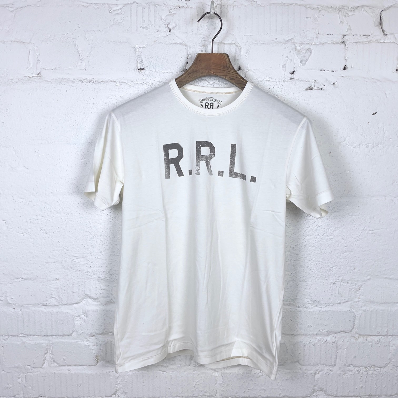 logo jersey t-shirt white | rrl | made in philippines – stuf|f