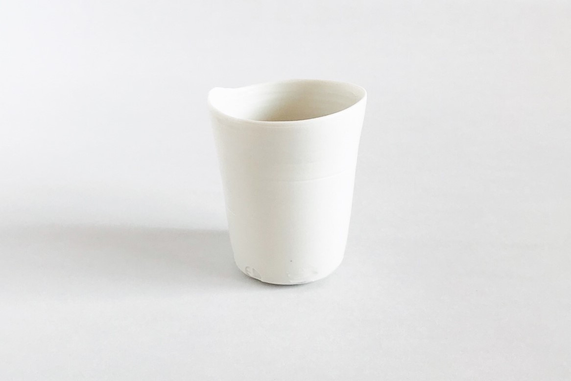 黒田泰蔵氏 白磁盃 (*37) 追悼メッセージ】陶芸家・黒田泰蔵さん、