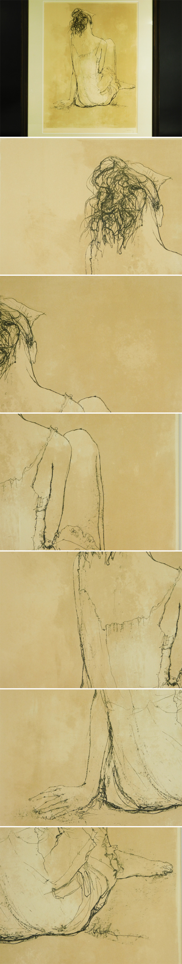 ジャン・ジャンセン バレリーナの絵のある静物 真作 リトグラフ 真作