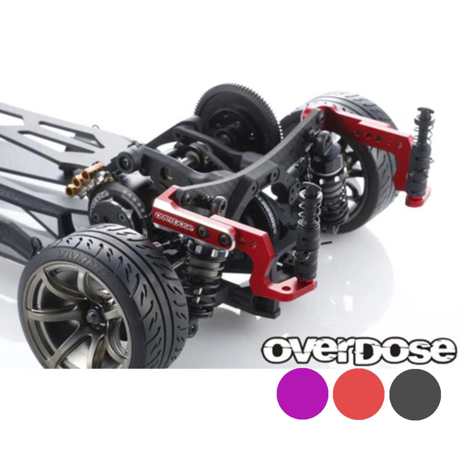 Aluminum Rear Mount Set for GALM v2 (RED, BLACK, PURPLE) [Overdose